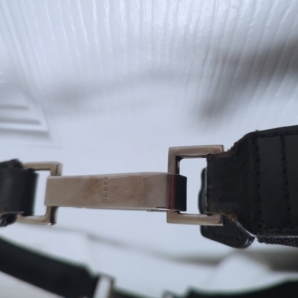 Gucci Jackie vintage canvas/leather shoulder bag EUC - Picture 6 of 13